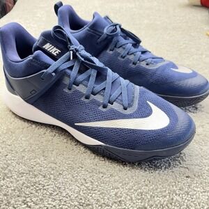 Nike Zoom Shift Low TB Men's Blue Navy Basketball Shoes Sz 17‎ #942802-405